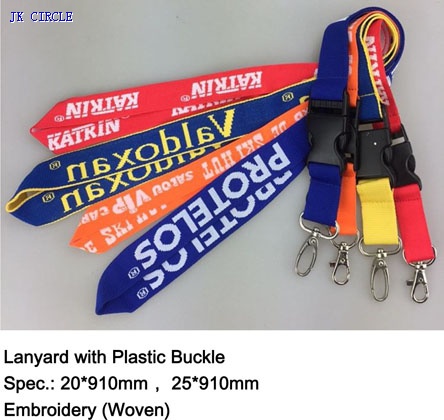 Lanyard with Plastic Buckle